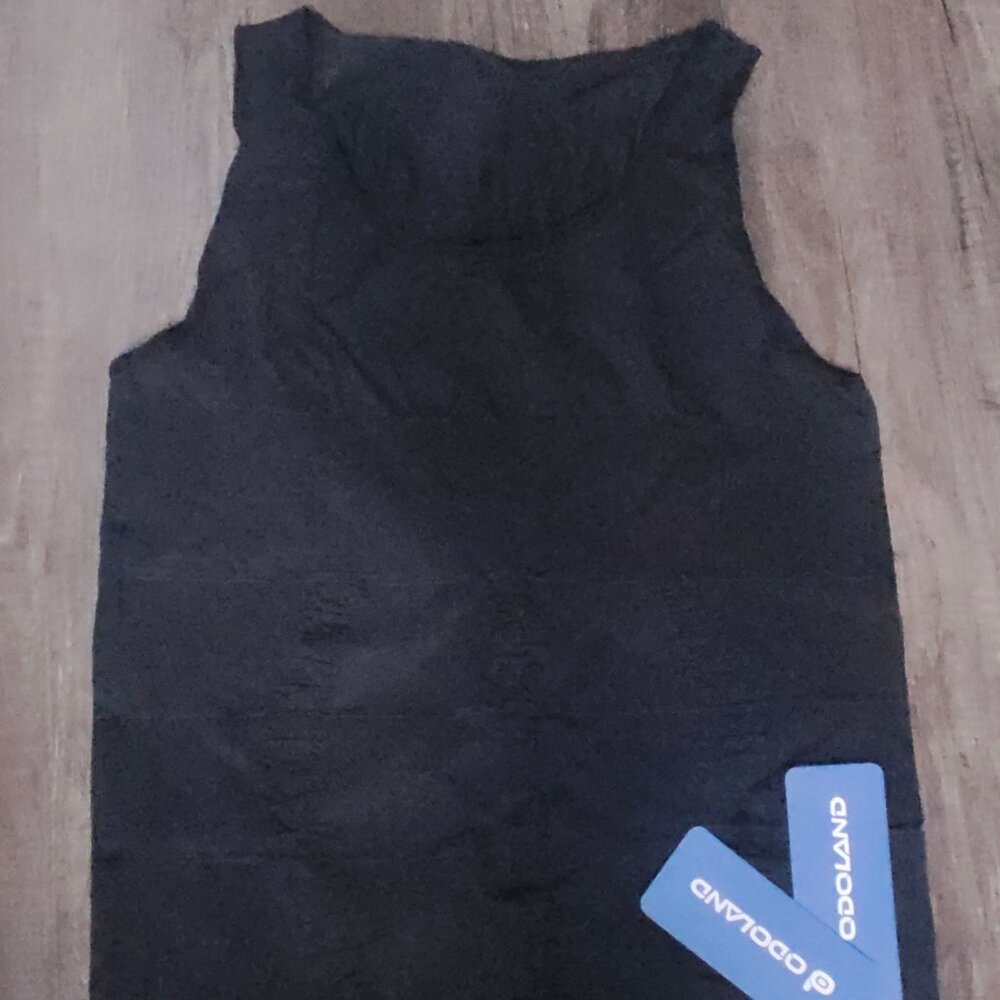 Odoland Men's Black Compression Tank Top Size XXXL NWT
